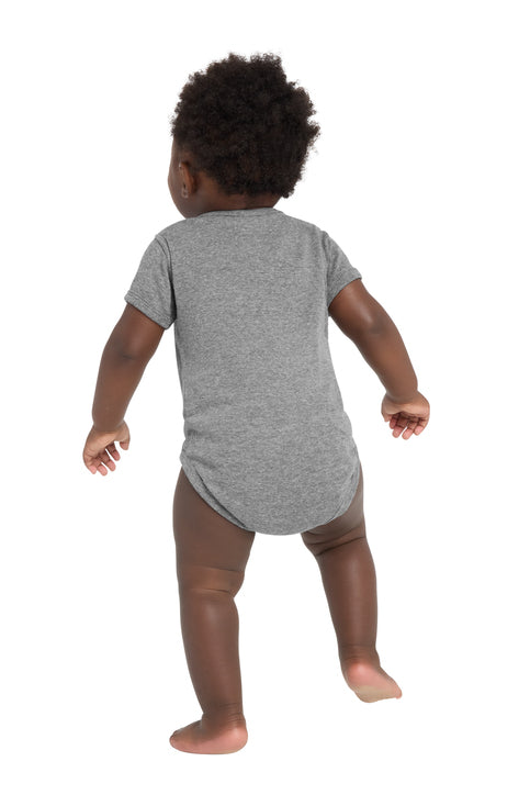 Rabbit Skins™ Infant Short Sleeve Baby Rib Bodysuit RS4400